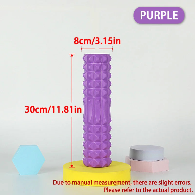 High-Density Foam Roller – Deep Muscle Massage for Back Pain Relief & Recovery