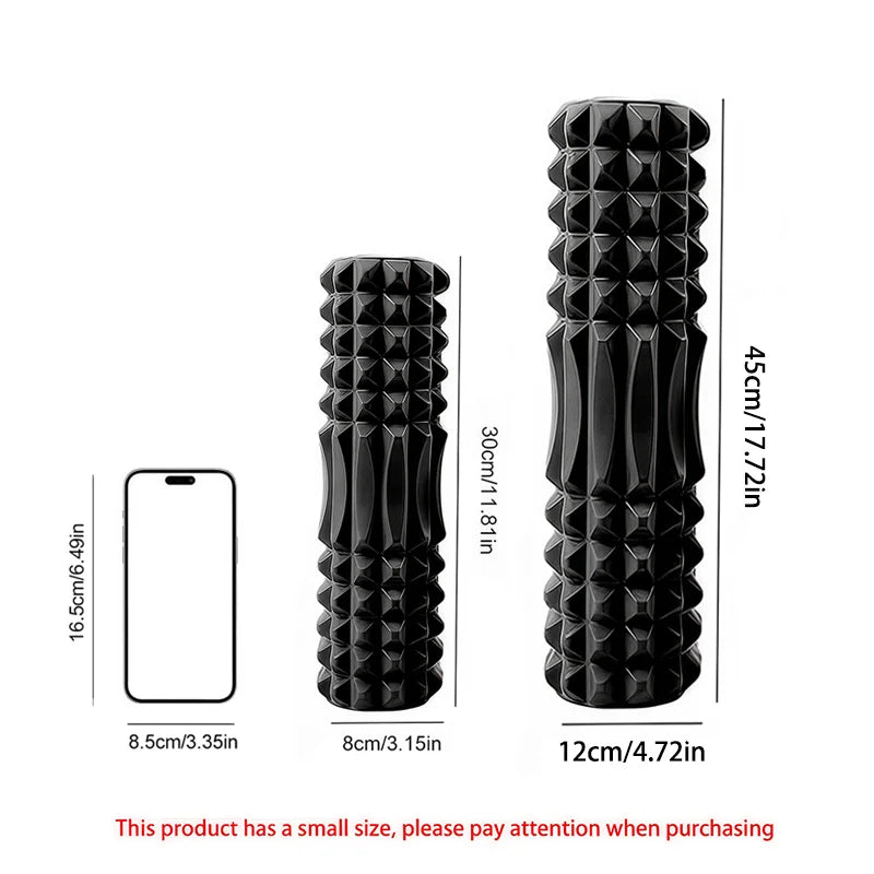 High-Density Foam Roller – Deep Muscle Massage for Back Pain Relief & Recovery