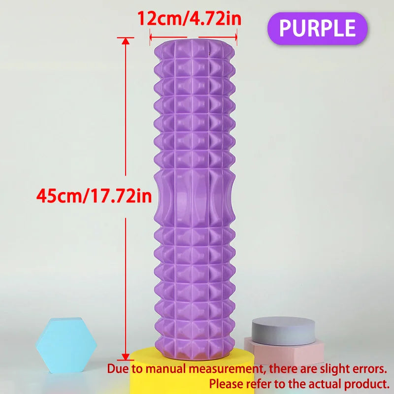 High-Density Foam Roller – Deep Muscle Massage for Back Pain Relief & Recovery