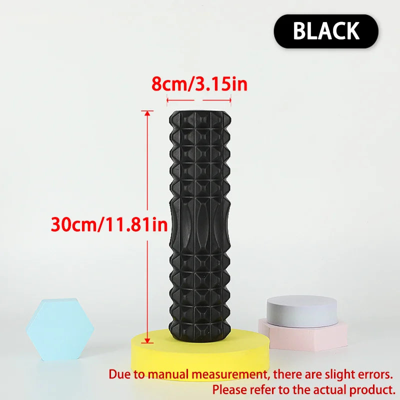 High-Density Foam Roller – Deep Muscle Massage for Back Pain Relief & Recovery