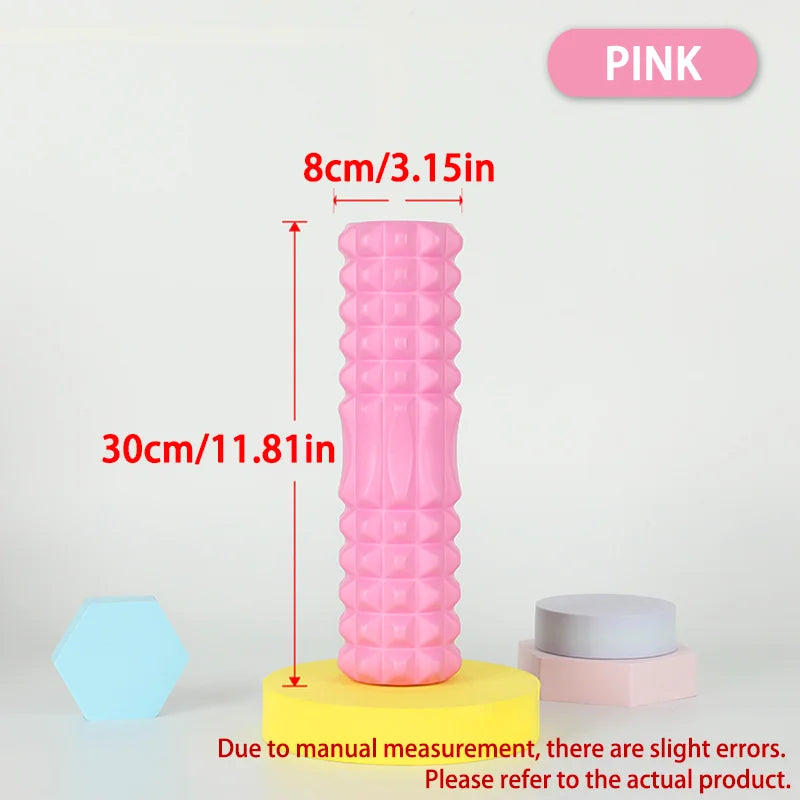 High-Density Foam Roller – Deep Muscle Massage for Back Pain Relief & Recovery