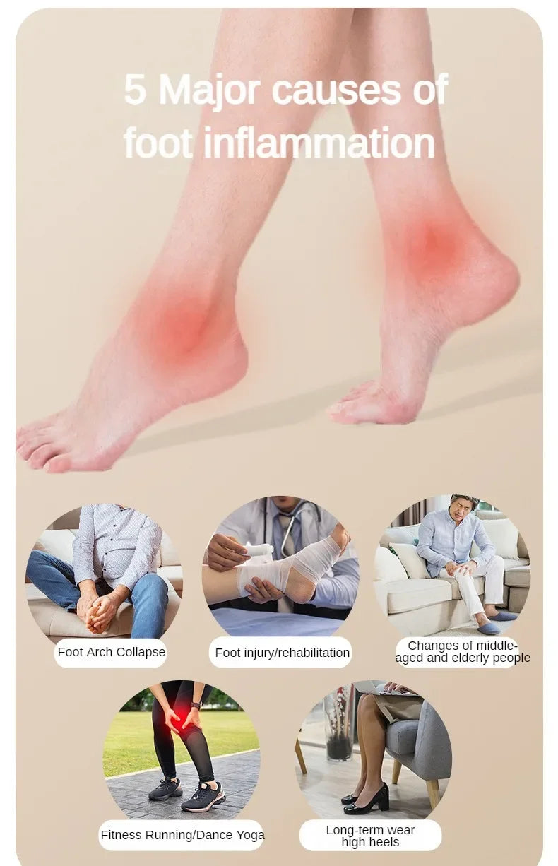 Foot Massage Roller – Plantar Fascia & Muscle Relief for Home Use