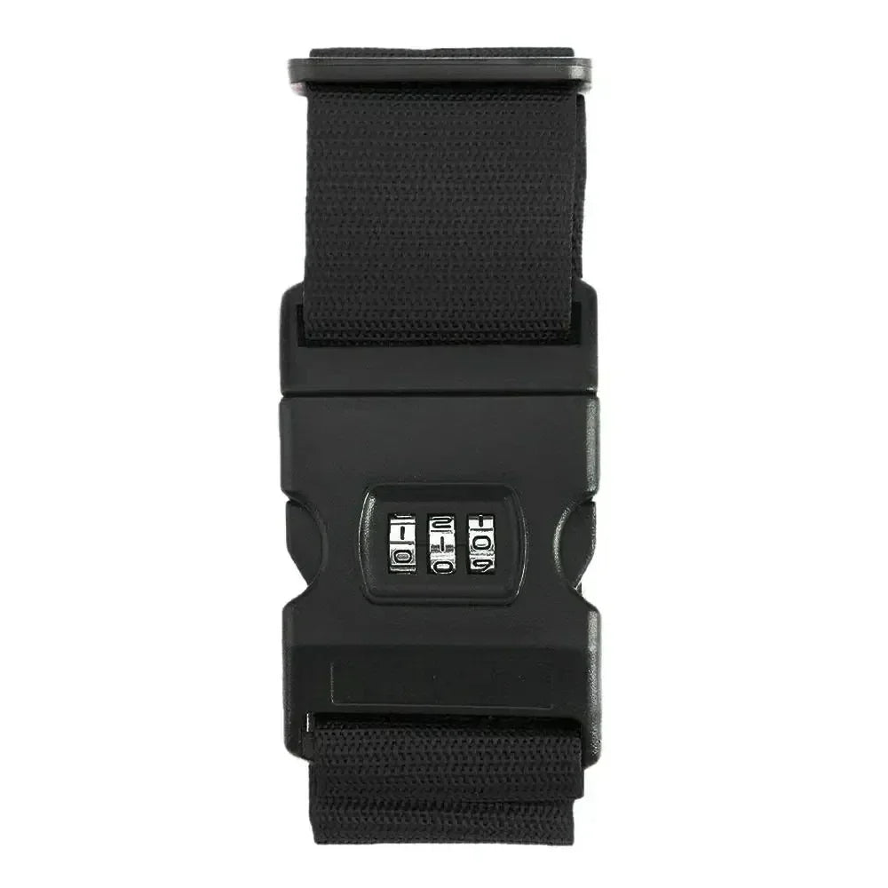 Adjustable Luggage Strap with Combination Lock – Travel Security Belt