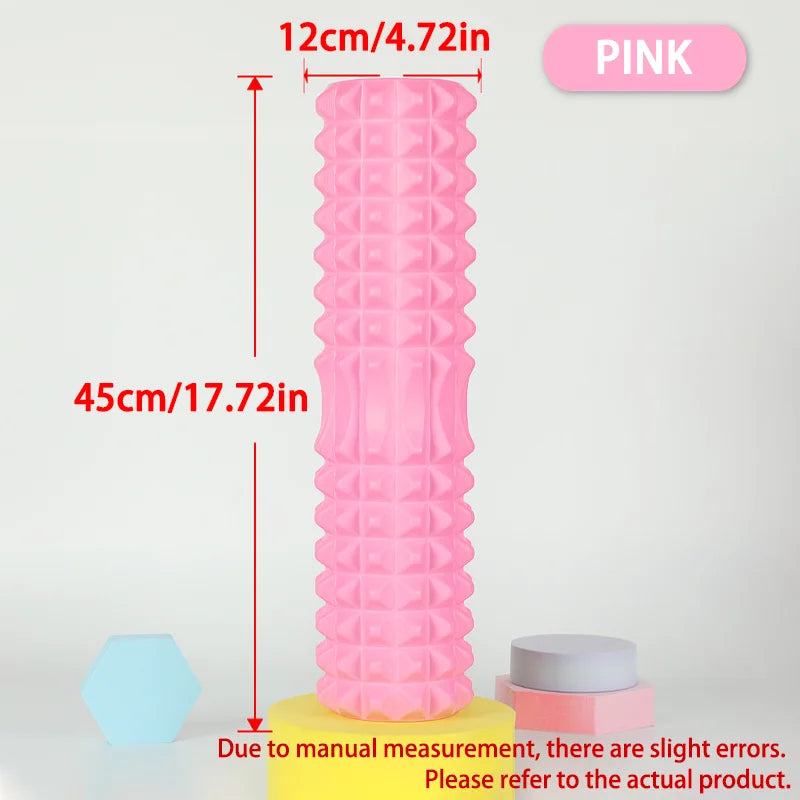High-Density Foam Roller – Deep Muscle Massage for Back Pain Relief & Recovery