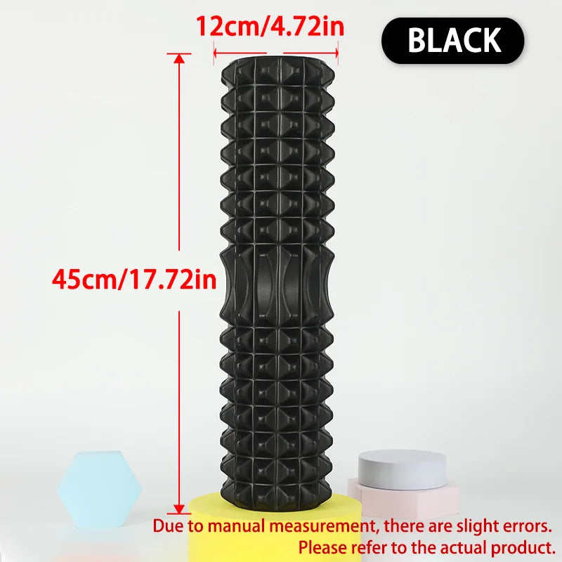 High-Density Foam Roller – Deep Muscle Massage for Back Pain Relief & Recovery