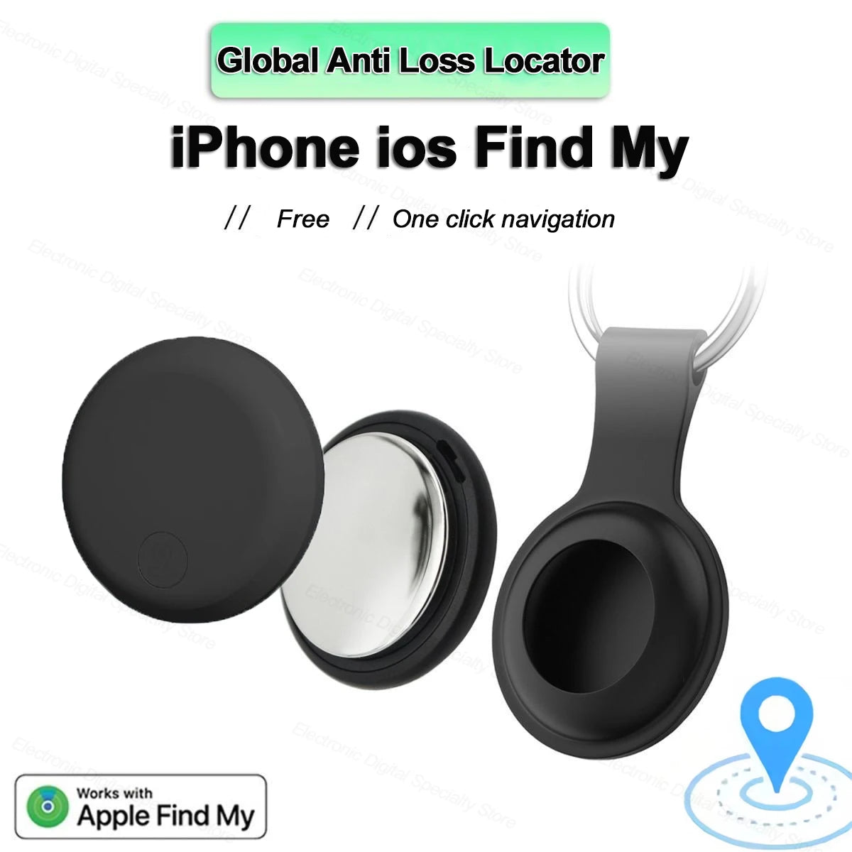 Bluetooth Item Finder Tag – Smart Anti-Loss Tracker for Keys, Bags, Pets & More