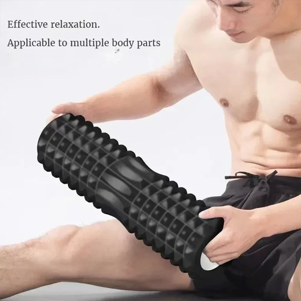 High-Density Foam Roller – Deep Muscle Massage for Back Pain Relief & Recovery