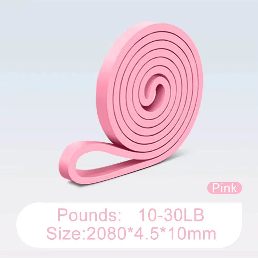 Silicone Pull Up Resistance Bands – 5 Levels for Home Gym & Strength Training